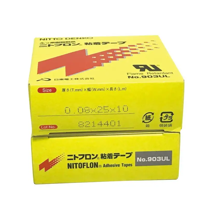 Fita adesiva elétrica japonesa NITTO DENKO para máquina de sacola plástica