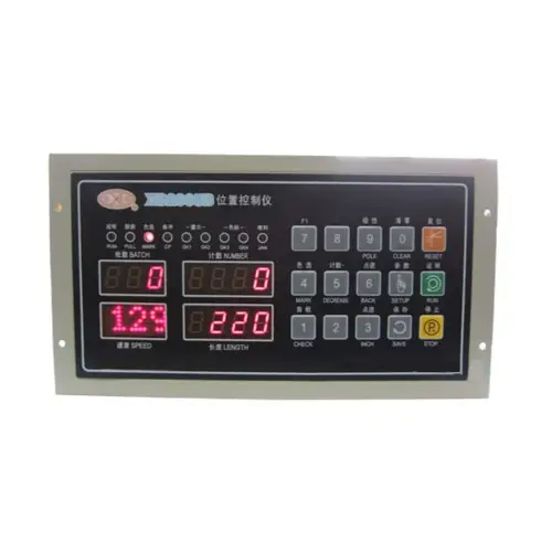 Máquina de saco plástico controlador de computador