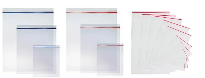 Sacos com Zip Lock