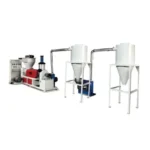 Máquina de reciclagem de plástico com resfriamento a vento